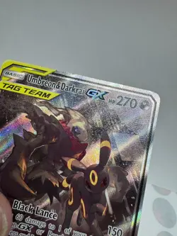 Pokemon TCG Umbreon & Darkrai GX SM241 Holo Full Art Tag Team Lightly Played - Image 4