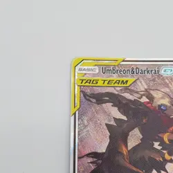 UMBREON & DARKRAI GX 2021 POKEMON TCG SUN & MOON TAG TEAM #SM241 - LP - Image 2
