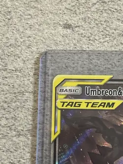 Pokemon TCG Umbreon & Darkrai GX SM241 Holo Full Art Tag Team Lightly Played - Image 3