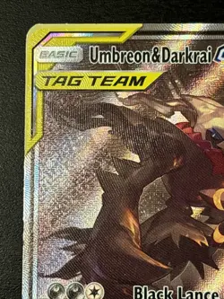 Pokemon TCG Sun & Moon Promo Umbreon & Darkrai GX SM241 TAG TEAM Lp(-) - Image 2