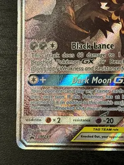 Pokemon TCG Sun & Moon Promo Umbreon & Darkrai GX SM241 TAG TEAM Lp(-) - Image 5