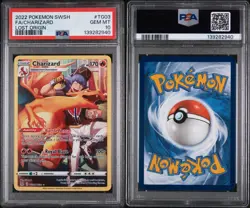 2022 POKEMON SWORD & SHIELD LOST ORIGIN #TG03 FULL ART/CHARIZARD PSA 10 - Image 3