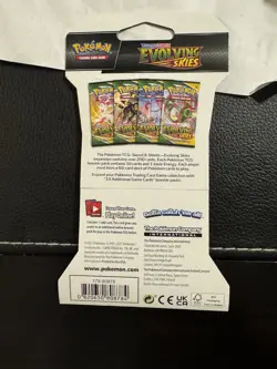 2021 Pokemon Evolving Skies Sleeved Booster Pack Factory Sealed - Image 2