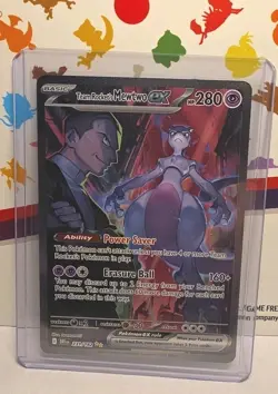 Team Rocket's Mewtwo EX 231/182 Sv10: Destined Rivals SIR - Near Mint Pokemon - Image 1