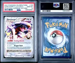 2021 Pokemon SWSH Celebrations Classic Collection Garchomp C Lv X 145/147 PSA 10 - Image 3