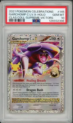 2021 Pokemon Celebrations Garchomp Holo #145 PSA 10 - Image 1