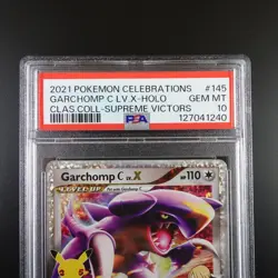 PSA 10 Garchomp C LV X 145 Pokemon Celebrations Classic Collection Graded Card - Image 2
