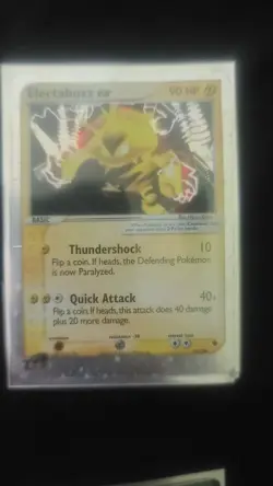 Pokemon TCG Electabuzz EX Holo 97/109 Ruby and Sapphire 2003 NM/LP Condition - Image 1