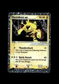 Pokemon TCG Electabuzz EX Ruby & Sapphire 97/109 holo ultra rare 2003 LP - Image 1