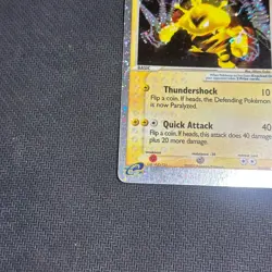 Pokemon TCG Electabuzz EX Ruby & Sapphire 97/109 holo ultra rare 2003 LP - Image 4