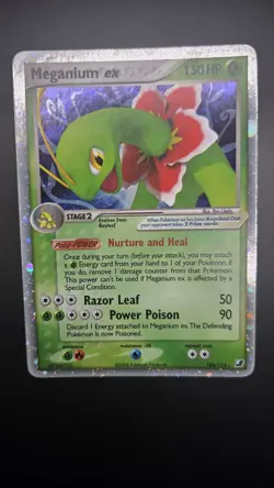 Meganium EX 106/115 - EXC/ NM - Unseen Forces - Holo Rare Vintage Pokemon Card - Image 2