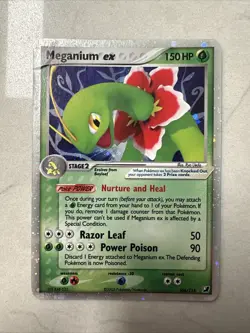 Meganium ex 106/115 Unseen Forces Holo - Pokemon LP English - Image 1