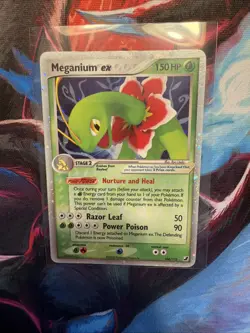 Pokemon TCG Meganium EX 106/115 Unseen Forces Holo Rare - Image 1