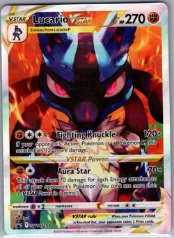 Lucario VSTAR - SWSH291 SWSH: Sword & Shield Promo Cards - Pokemon Card - NM - Image 1
