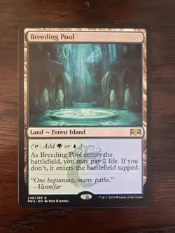 MTG Breeding Pool Ravnica Allegiance Card 246/259 Regular Rare - Image 1