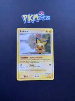 Pokemon TCG Pichu Mysterious Treasures 93/123 Regular LP. - Image 1