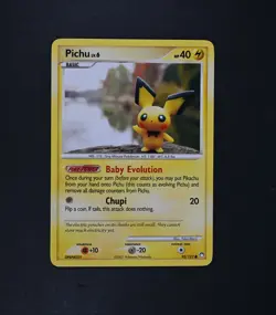 NM Pichu Reg. 93/123 Mysterious Treasures Pokemon Card - Image 1