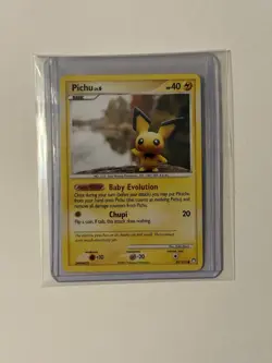 Pokemon TCG Pichu Card 93/123 Diamond & Pearl Mysterious Treasures 2007 - NM! - Image 1