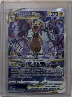 Pokemon TCG Zeraora VSTAR GG43/GG70 Holo - Crown Zenith: Galarian Gallery - NM - Image 1