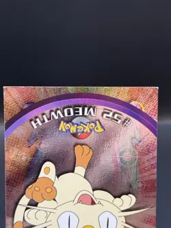 Meowth #52 Foil - Topps Pokemon TV Animation Series 1 Blue Logo LP - Image 3