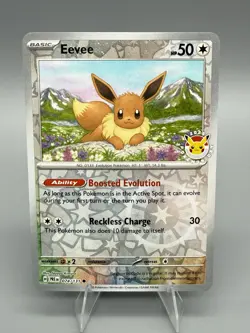 Eevee - (Pokemon Day 2025) (Reverse Cosmos Holo) Promo 74/131 Pokemon TCG - Image 1