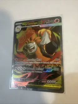Mega Camerupt ex 156/132 Full Art Mega Evolutions Pokemon 2025 Near Mint - Image 2