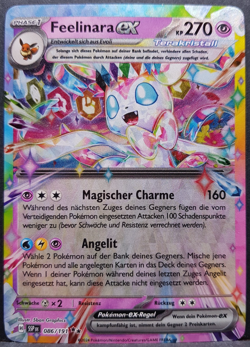 Feelinara ex 086/191 Sturmische Funken Terakristall Pokemon Pokemon Karte DE NM - Image 1