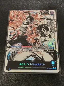 One Piece TCG Ace and Newgate Leader ST22-001 [PAR] Parallel Starter Deck ST22 - Image 1