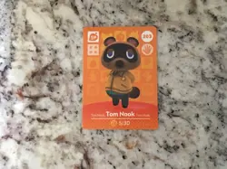 TOM NOOK #203 Animal Crossing Amiibo Authentic Nintendo Mint Card From Series 3 - Image 1