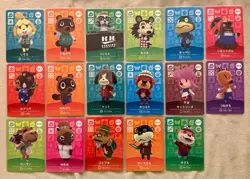 Nintendo Animal Crossing Amiibo SP Cards Authentic - Mint Condition - JP CARDS - Image 1