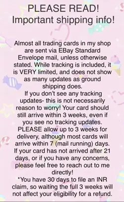 Nintendo Flurry #067 Amiibo Card Animal Crossing Series 1, MINT & AUTHENTIC - Image 3
