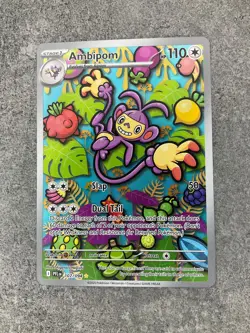 Ambipom Illustration Rare 107/094 Phantasmal Flames Pokemon Near Mint - Image 2