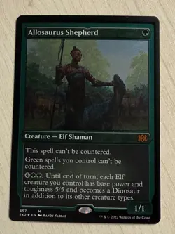 MTG 2X2 457 Allosaurus Shepherd NM EN Foil Etched - Image 1