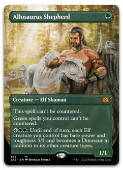 Allosaurus Shepherd (Borderless) #365 (NM) Double Masters 2022 2X2 Magic MTG - Image 1