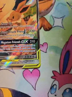 EEVEE & SNORLAX GX SM169 PROMO SM BLACK STAR PROMOS POKEMON HP - Image 4