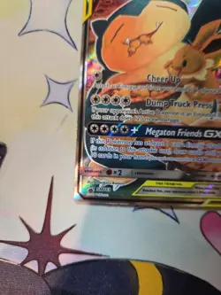 EEVEE & SNORLAX GX SM169 PROMO SM BLACK STAR PROMOS POKEMON HP - Image 5