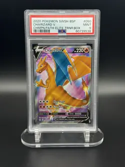 2020 Pokemon Charizard V SWSH050 SWSH: Sword & Shield Black Star Promo - PSA 9 - Image 1