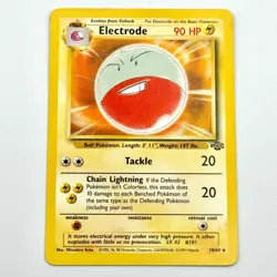 Electrode 18/64 Near Mint Jungle Rare Non Holo 1999 Vintage Pokemon TCG - Image 1