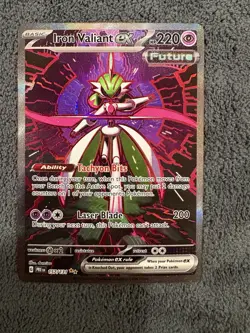 Iron Valiant EX 157/131 Special Illustration Rare Pokemon Prismatic Evolutions - Image 1