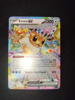 Carta Pokemon PSA EEVEE EX 075/131 SET EVOLUZIONI PRISMATICHE ITA PSA BGS HOLO V - Image 2