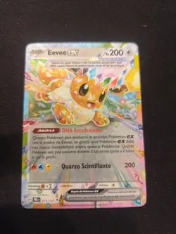 Carta Pokemon PSA EEVEE EX 075/131 SET EVOLUZIONI PRISMATICHE ITA PSA BGS HOLO V - Image 3