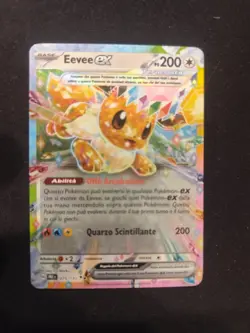 Carta Pokemon PSA EEVEE EX 075/131 SET EVOLUZIONI PRISMATICHE ITA PSA BGS HOLO V - Image 4