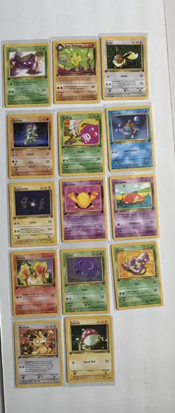 vintage 1st edition pokemon card lot - Image 1