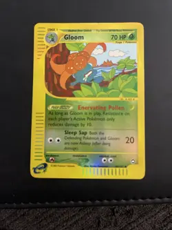 Pokemon TCG Gloom Reverse Holo Card 49/147 Aquapolis 2003 - Image 3