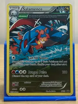 Pokemon Salamence XY Promo XY59 Holo Card 2015 TCG HP Poor Condition - Image 1