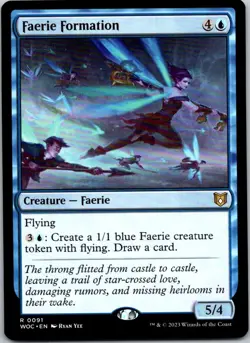 Magic the Gathering Faerie Formation Wilds of Eldraine Commander MTG Free Ship! - Image 1