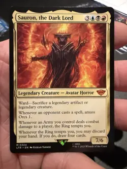 Sauron, the Dark Lord Lord of the Rings Regular 224 NM - Image 1
