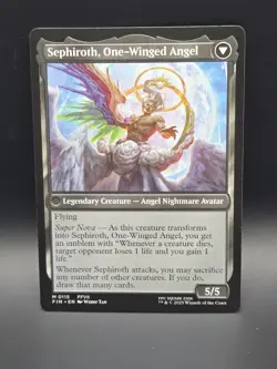 MTG - Sephiroth, Fabled SOLDIER One-Winged Angel - FIN 115 - Mythic - 2B - NM - Image 2