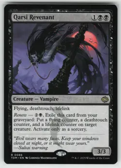 MTG Qarsi Revenant Normal Tarkir: Dragonstorm # 86 NM - Image 1