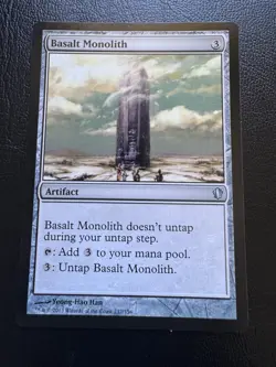 MTG Magic the Gathering | Basalt Monolith | Commander 2013 | LP - Image 1